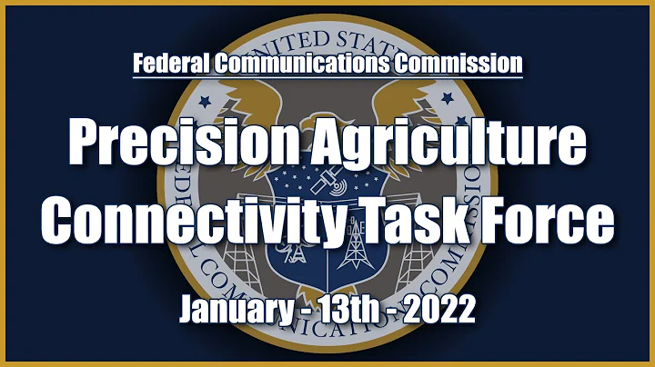 Precision Ag Connectivity Task Force Meeting - January 2022