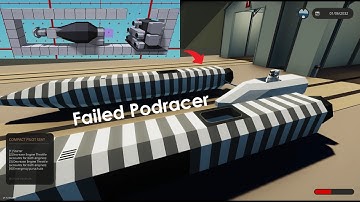 Trying and failing to make a podracer with fluid jets | Stormworks