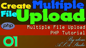 Create Multiple File Upload, Part 1, Create Form, PHP Tutorial