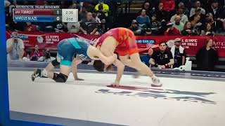 Olympic trials Marcus Blaze vs Jax Forrest 3rd place match!! (full match)