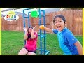 Dunk Tank Challenge  Family Fun Activities with Ryan ToysReview!!!