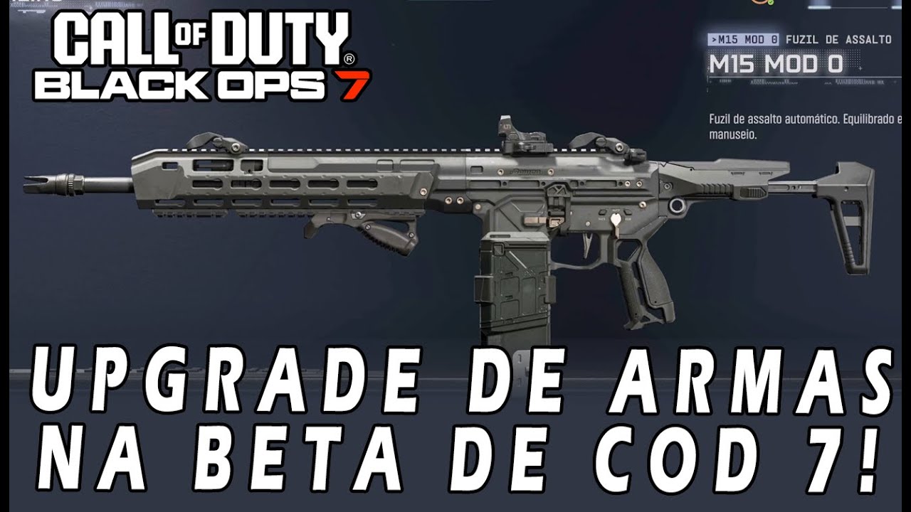 [CALL OF DUTY BLACK OPS 7] UPGRADE DE ARMAS NA BETA DE COD 7! - YouTube