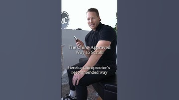 📱Posture Matters! Chiropractors Recommendation on the Right Way to Scroll on Your Phone.  #posture