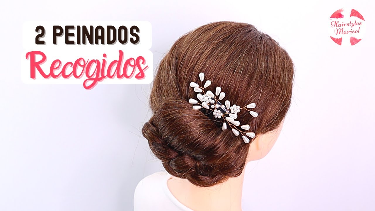 2 PEINADOS RECOGIDOS ELEGANTES para FIESTAS - Parte 2 ❤