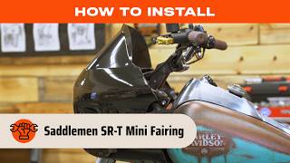 How To Install Saddlemen Sr-t Mini Fairing
