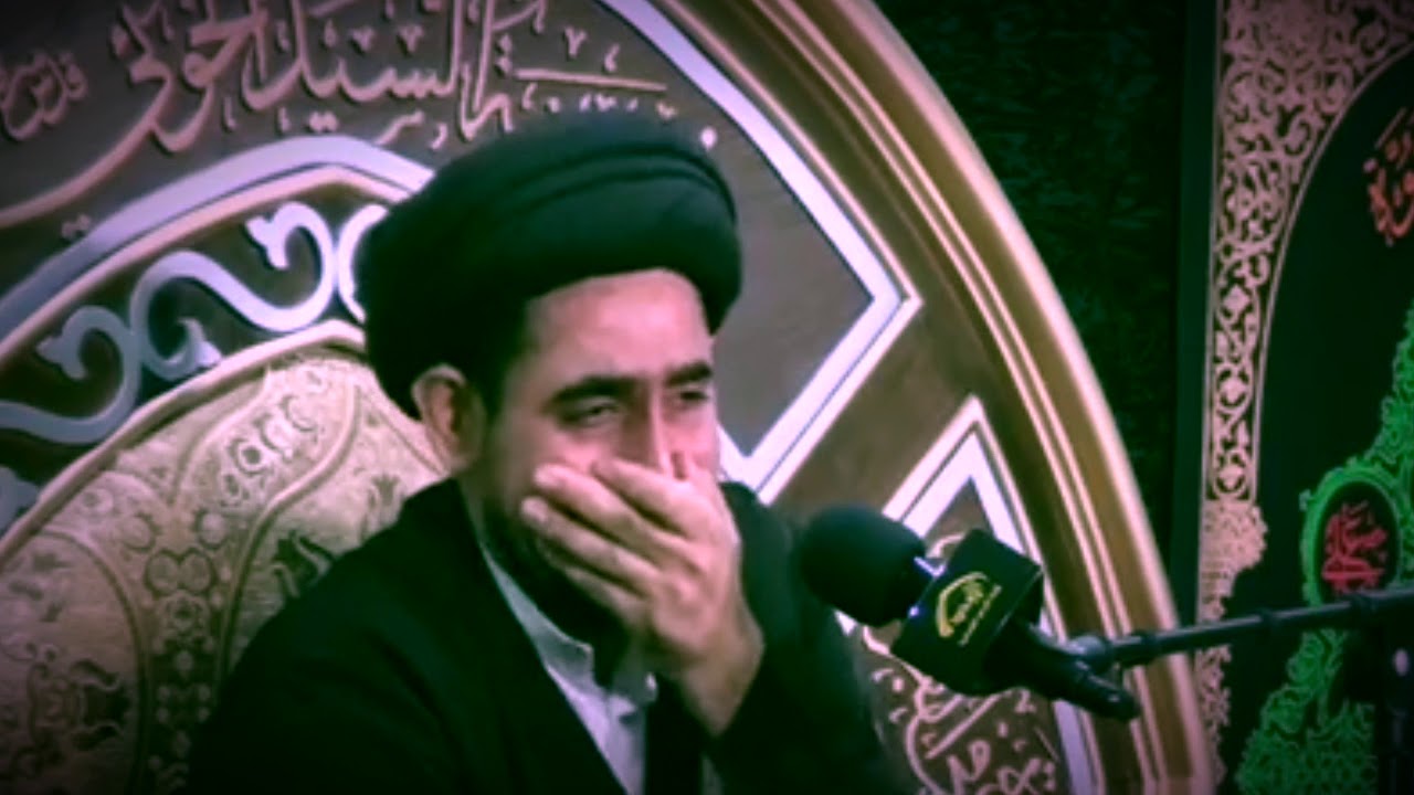 بكاء السيد حسن الخباز اثناء النعي | صحت يا صوت بلكن تسمع اعتابي  - نعي حسيني حزين