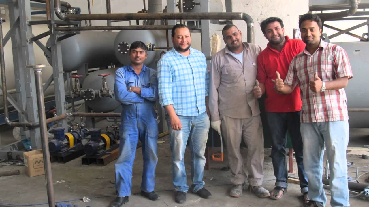 The pilot distillation unit of cyclic distillation - YouTube