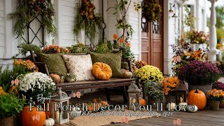 🍂 Fall Porch Decor Ideas You’ll Love: Cozy & Easy Front Porch Styling for Autumn 2025