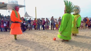 Ondel Ondel Betawi, Ondel Ondel Unik Sepakbola, Ondel Ondel Lucu Main Bola