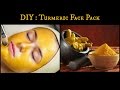 DIY: Turmeric face pack for oily acne prone skin and skin brightening