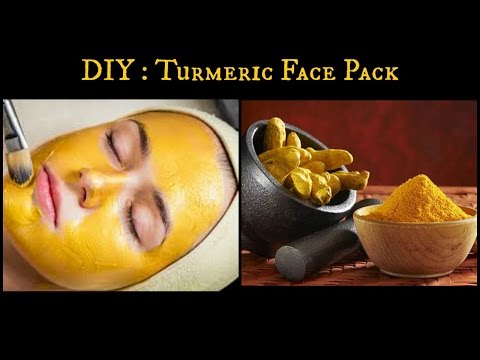 DIY: Turmeric face pack for oily acne prone skin and skin brightening