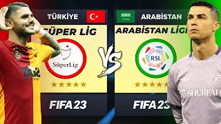 SÜPER LİG FUTBOLCULARI vs ARABİSTAN LİGİ FUTBOLCULARI // FIFA 23 ALLSTAR