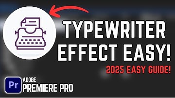 How to Make a Typewriter Effect in Premiere Pro (2025 Easy Guide!)