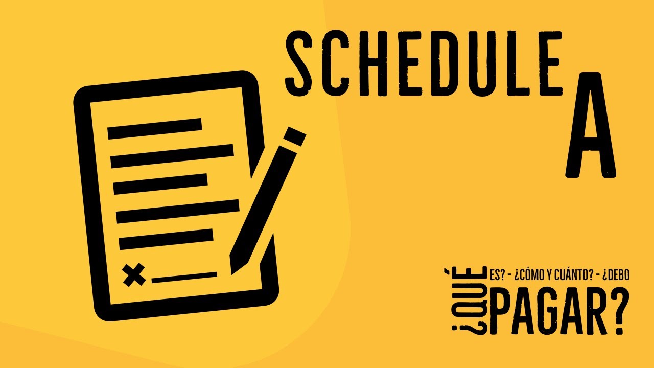  Schedule A En La Forma 1040 Detalles Importantes Y Puntos Espec ficos 