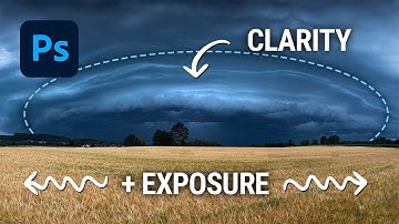 How to Create a DRAMATIC SKY - Photoshop Tutorial (Raws included)