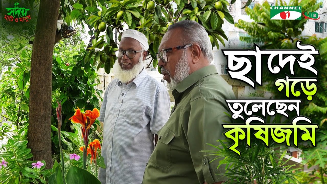 বনশ্রীতে ২২শ বর্গফুটের চোখ ধাঁধানো সবুজ ছাদ | পর্ব ৩৫১ | Shykh Seraj | Channel i |
