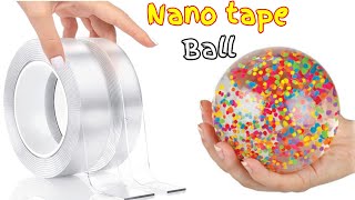 Making nano tape water BALL  ⚾️ How to make water ball #balloon #viral #videos