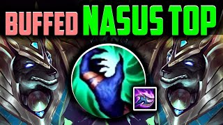 BUFFED NASUS FEELS GOOOOOD... (Best Build/Runes) Nasus Gameplay Guide Season 14 - League of Legends