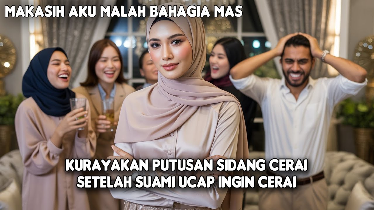 KURAYAKAN PUTUSAN SIDANG CERAI DENGAN BERPESTA MAKASIH MAS AKU BAHAGIA @ceritabunda88