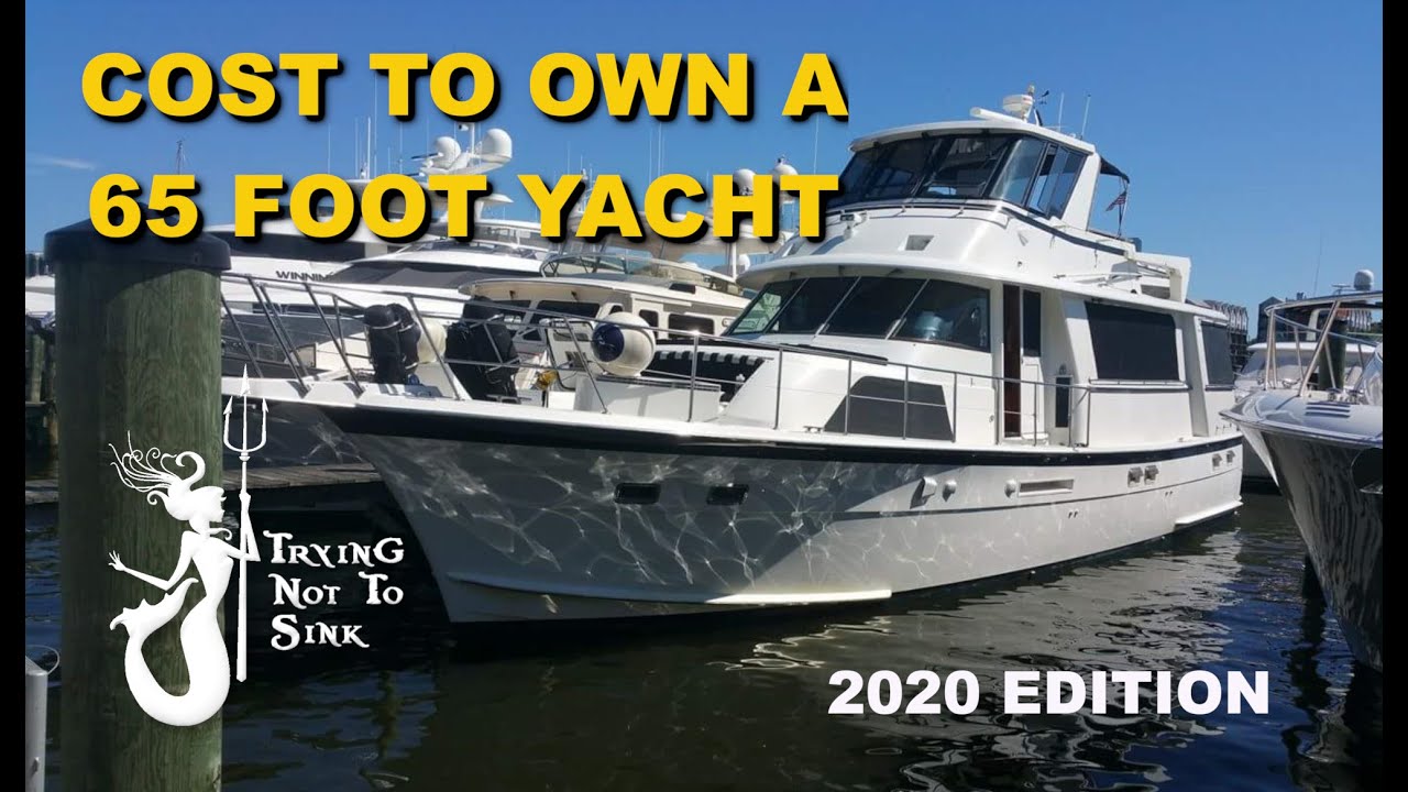 cost of owning a 65 foot yacht