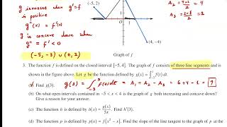 AP Calculus AB & BC 2014 Exam FRQ Problem 4