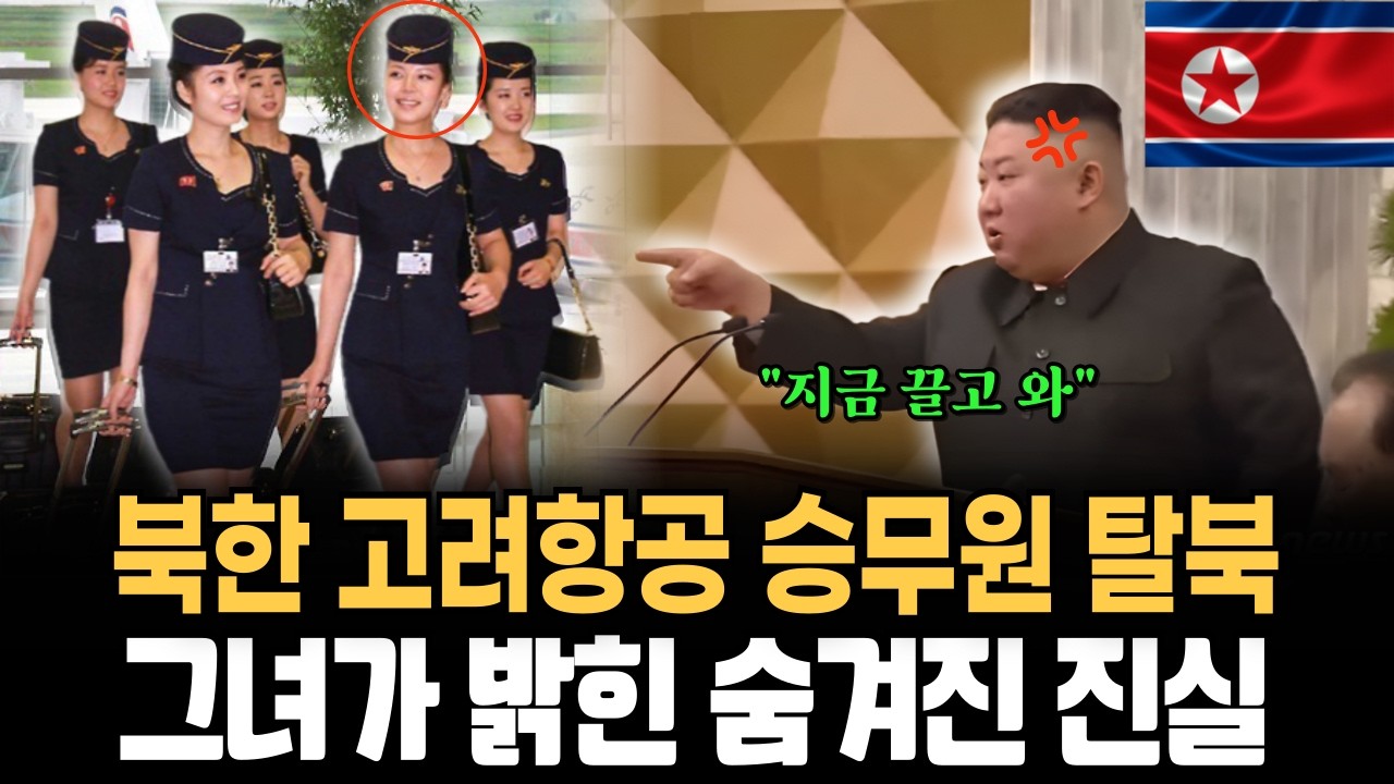 고려항공 승무원이었다… 비행기에서 발견한 ‘남조선 CD’가 내 인생을 바꿨다”  “평양 공항 ‘보위부 감시’ 속에서 도망쳤습니다… 고려항공 승무원의 탈출”