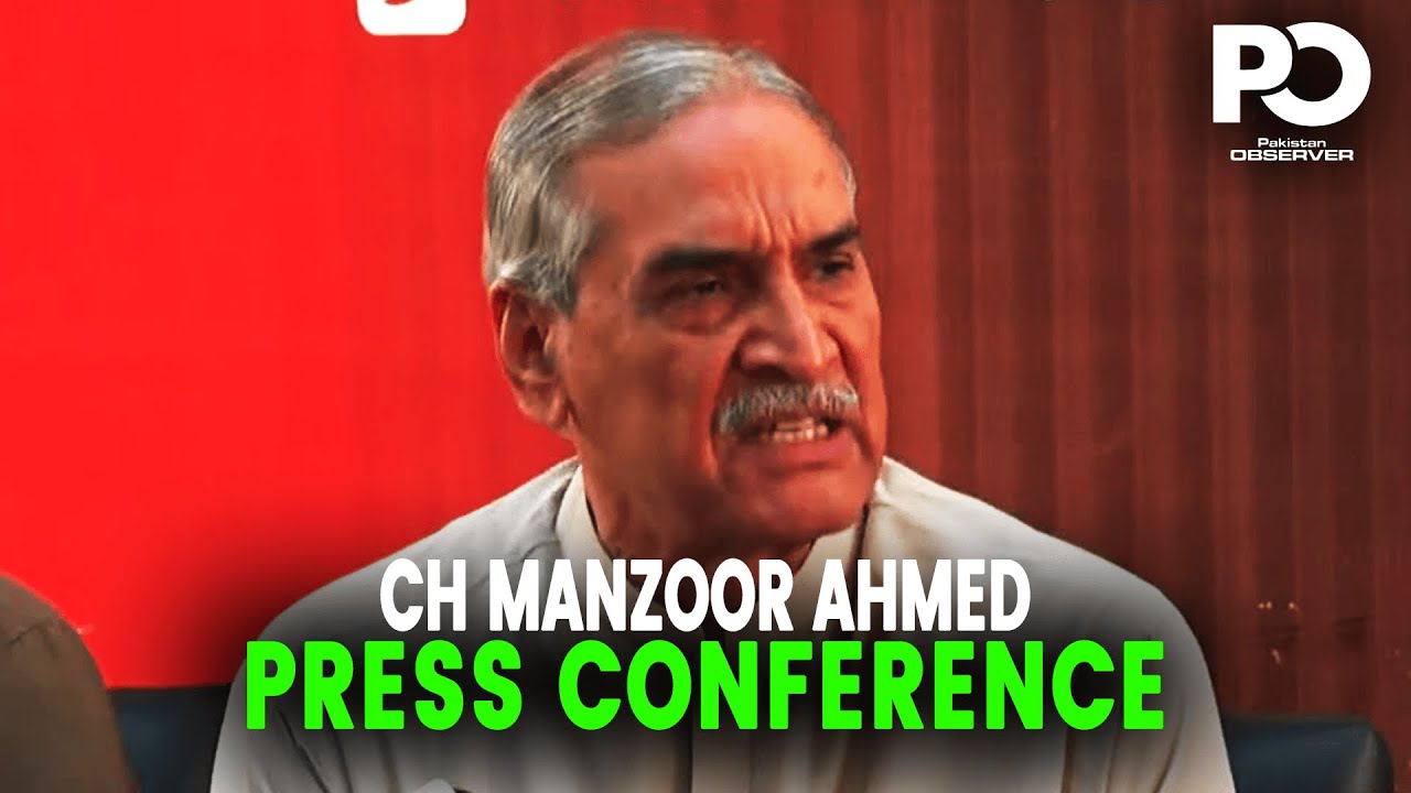 Manzoor Rwp PPP Leader Ch Manzoor Ahmed's Explosive Press Conference | Pakistan ...