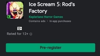 Ice Scream 5 Pre-Register Fanmade