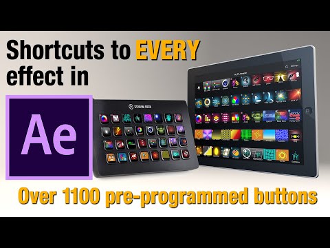 AEFX Shortcut Icons and Profiles Tutorial