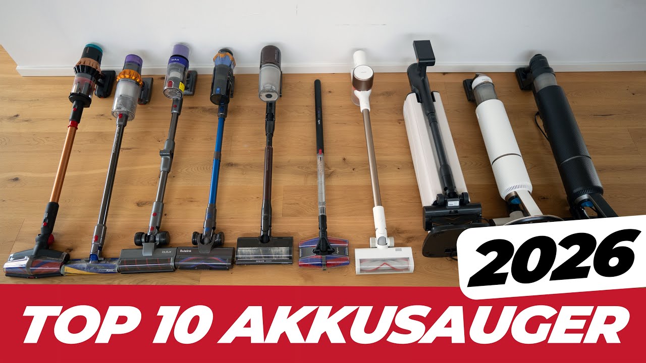 AKKU STAUBSAUGER TEST 2026 – Die 10 besten Akkusauger | & Testsieger!