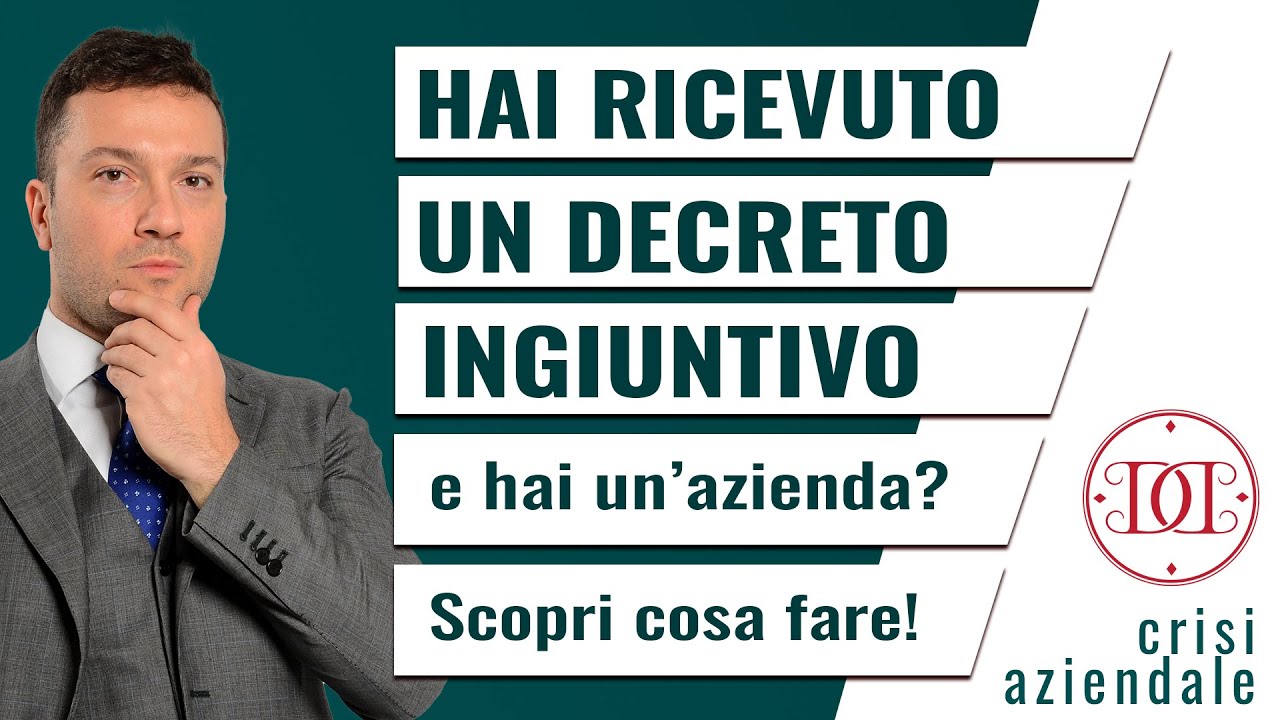 Hai Ricevuto Un Decreto Ingiuntivo Ed Hai Un azienda Scopri Cosa Fare 
