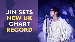 BTS' Jin BREAKS RECORD on UK Singles Chart with Running Wild 😱🔥 | BTS Latest News