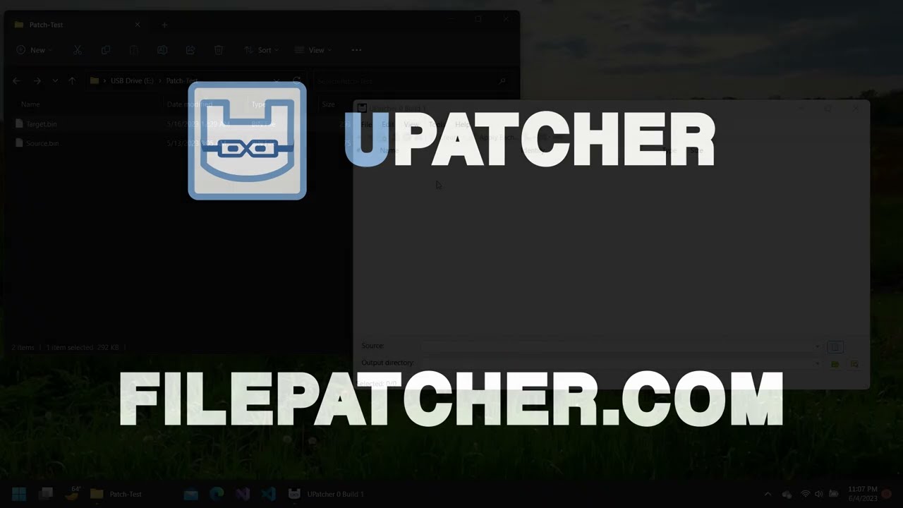UPatcher - Universal Binary File Patcher, Differ, and Patch Format Converter