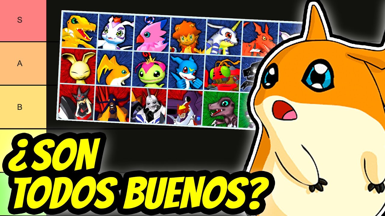 RANKEANDO personajes en Digimon Rumble Arena 2 [TIER LIST] - YouTube