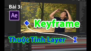 After Effects cơ bản - Bài 3: Thuộc tính của Layer và tạo Keyframe | Thích Làm Phim