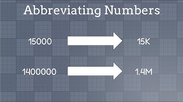 How to Abbreviate Numbers in Roblox Studio