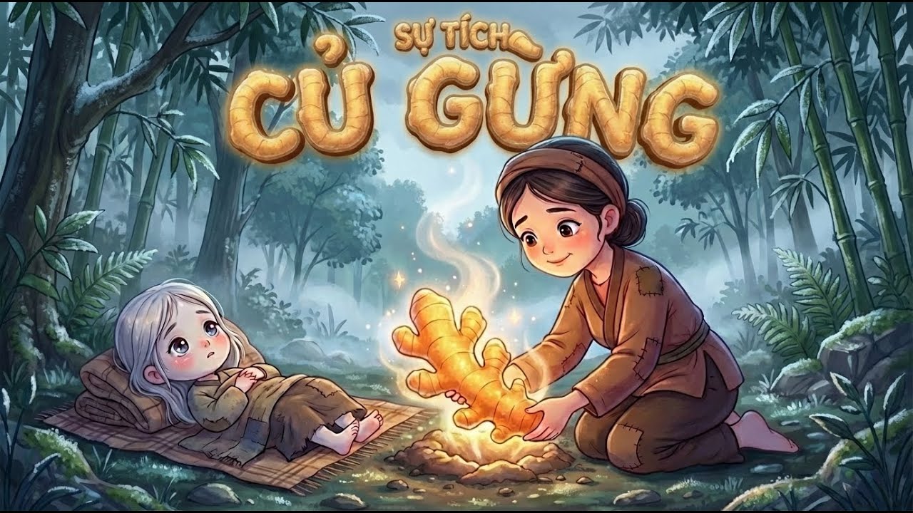 Sự tích Củ Gừng: Củ Gừng Kỳ Diệu Cứu Con Gái Yếu Ớt | Câu Chuyện Mẹ Con Xúc Động Mùa Đông