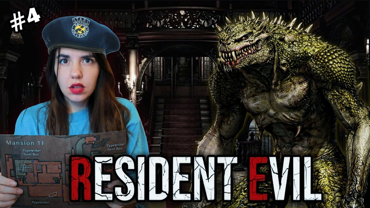 ESTOY PERDIDA Y ME PERSIGUEN LAGARTOS - Resident Evil 1