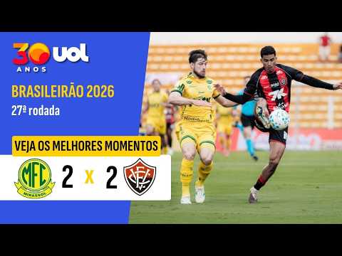 MIRASSOL 2 X 2 VITÓRIA | MELHORES MOMENTOS | BRASILEIRÃO 2026