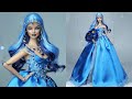 💙SAPPHIRE💙 Barbie Collector Gemstone Doll Makeover - DIY and Craft to Make Your Barbie a Real Queen