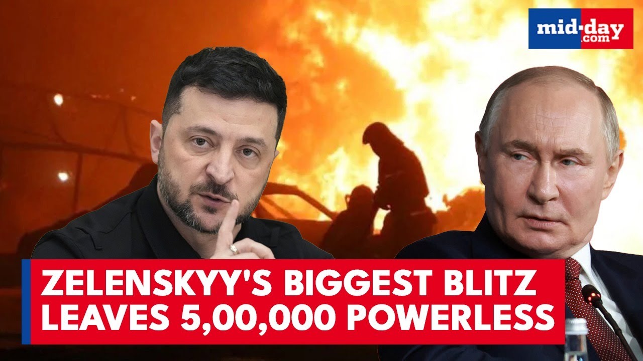 Massive Ukrainian Drone Attack CRIPPLES Russian-Controlled Donetsk Power Plants