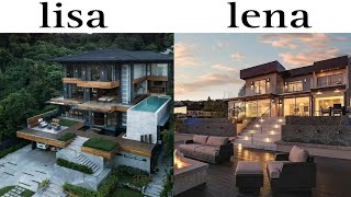 lisa or lena aesthetic house version |luxury rooms,kitchen,etc. |