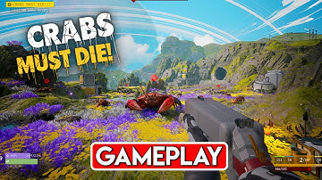 CRABS MUST DIE! Gameplay (PC)