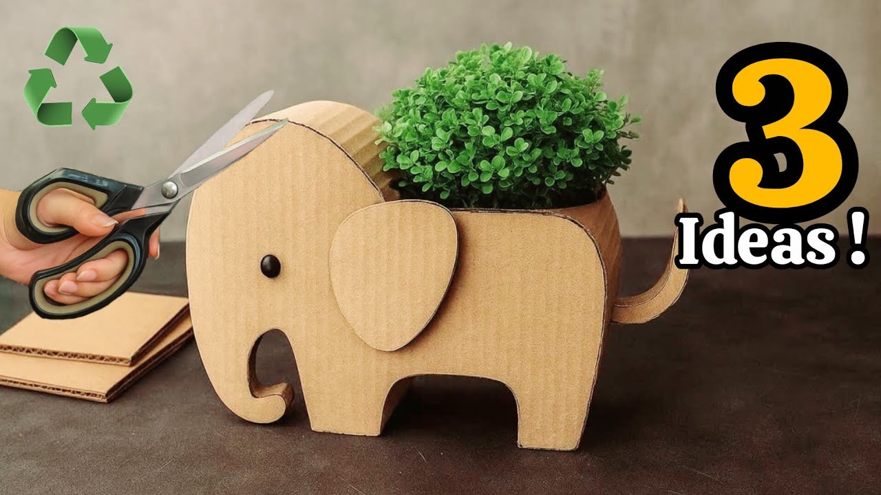 Из картона в сокровище: 😱💸 3 современные идеи декора голыми руками!