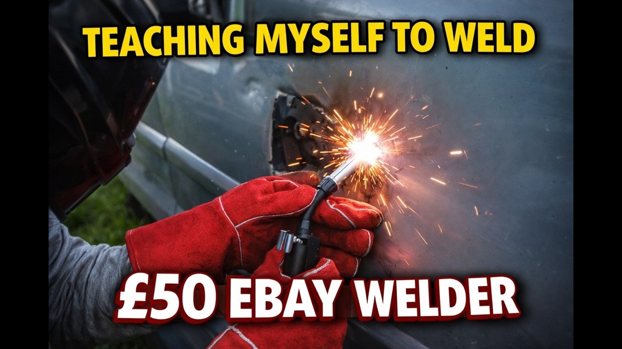 Teaching myself to weld with a £50 EbAY Welder!