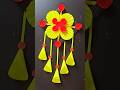 Beautiful yellow paper craft ideas #shorts #youtubeshorts #viralvideo #homedecor #diycrafts#handmade