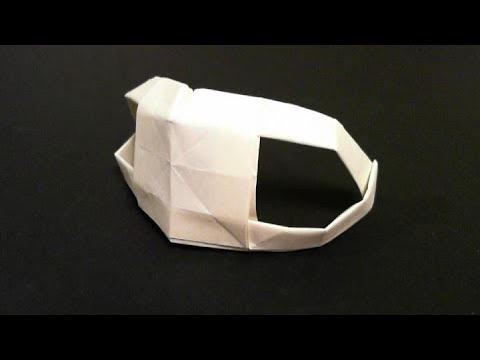 Origami One Minute 折り紙１枚で マスク Youtube