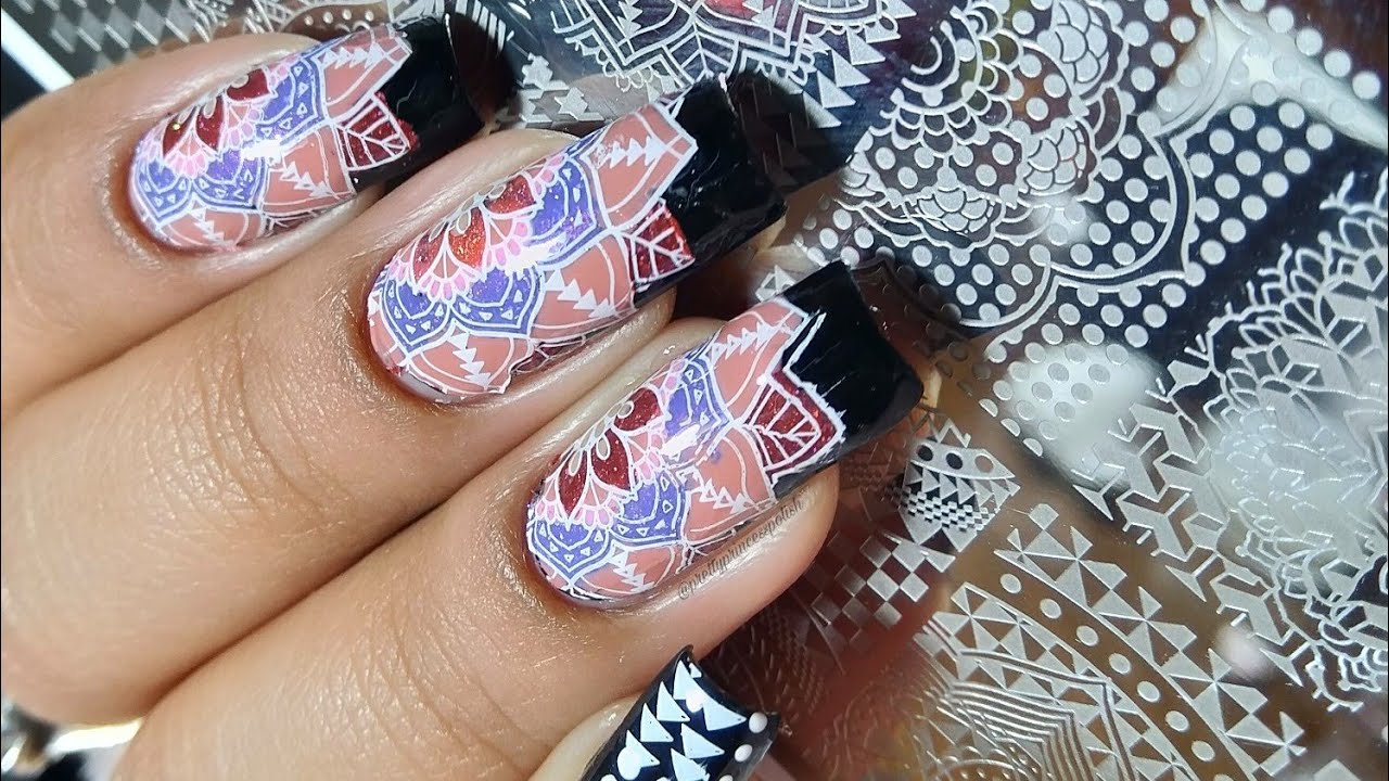 How To: Intricate Mandala Nails || Born Pretty "Arab Passion" || Stamping Plate ||