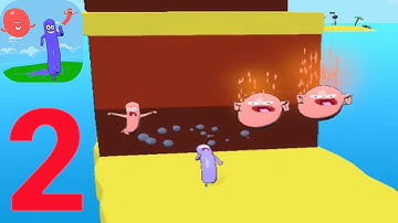 Falling Sausage - Fun Race 3D - Video game walkthroughs - Part 2 - Levels 9 - 15