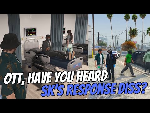 Ricky Asks OTT About SK's RESPONSE DISS (KING'S DEAD) & Tells MANOR | NOPIXEL 4.0 GTA RP